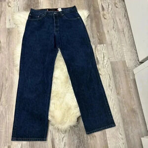 Levi’s 568 Hard Old School Fit Made in USA 100% cotton vintage 90s jeans 10/11
